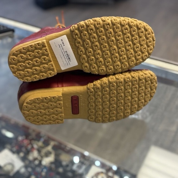 Rare Women's L.L. Bean Limited Edition 8" Heart Red Duck Boots Size 8 - Picture 6 of 10